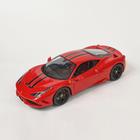 Miniatura Bburago Ferrari 458 Speciale 1/18 Vermelho