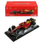 Miniatura Bburago Ferrari F1-75 Italian GP 2022 Charles Leclerc 16 1/24 c/ Piloto