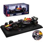 Miniatura Bburago Oracle Red Bull Racing RB19 F1 2023 Max Verstappen 1 1/18 c/ Piloto