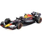 Miniatura Bburago Oracle Red Bull Racing RB19 F1 2023 Max Verstappen 1 1/43 c/ Piloto