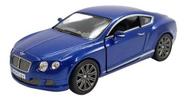 Miniatura Bentley Continental Gt 2012 Azul Metal 1:38