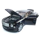 Miniatura Bentley Mulsanne Preto Rastar 1/18