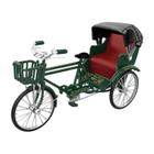 Miniatura Bicicleta Metal 1:12 Modelo Triciclo Retrô Coleção