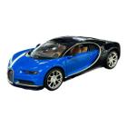 Miniatura Bugatti Chiron Sport Azul Metal Maisto 1:24