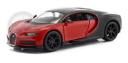 Miniatura Bugatti Chiron Sport Vermelha/preta Maisto 1/24