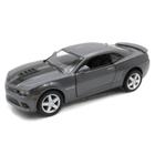 Miniatura Camaro 2014 Kinsmart 1/38 Metal e Fricção Cinza