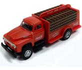 Caminhão Truck Baú Coca Cola Madeira E Plastico Brinquedo 26x70cm