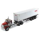 Miniatura Caminhão Container 1/50 Western Star 4900 Metal