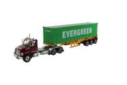 Miniatura Caminhão Container Evergreen Western 4700 1/50 - Diecast Masters