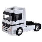 Miniatura Caminhão Mercedes Benz Actros Branco Welly 1/32