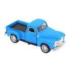 Miniatura Carrinho Chevrolet de Metal Pickup 3100 Azul (1950)