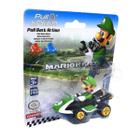 Miniatura Carrinho Mario Kart Fricção 1:43 Luigi - Carrera