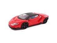 Miniatura Carro 1/43 Street Fire Lamborghini Centenario Vermelho Bburago 30001