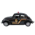 Miniatura Carro Antigo Fusca Policia Miniatura Ferro Metal - A.R Variedades Mt