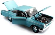 Miniatura Carro Chevrolet Bel Air 1962 1/18 Special Edition Azul Maisto 31641