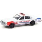 Miniatura Carro Chevrolet Caprice Polícia 1987 Hot Pursuit Série 39 1/64 Greenlight Gre42970