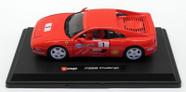 Miniatura Carro Ferrari F355 Challenge 1/24 Racing Vermelho Bburago 26306