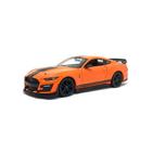 Miniatura Carro Ford Mustang Shelby Gt500 2020 1/24 Laranja Maisto 31532