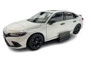 Miniatura Carro Honda Civic 11 Geração (2023) Escala 1/18 - Branco
