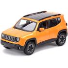 Miniatura Carro Jeep Renegade 1/24 Laranja Maisto 31282