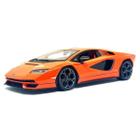 Miniatura Carro Lmaborghini Countach Lpi 800-4 1/18 Laranja Maisto 31459