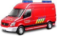 Miniatura Carro Mercedes Sprinter 1/50 Emergency Bombeiros Vermelho Bburago 32006