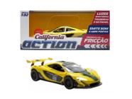 Miniatura Carro Metal C/som Luz Fricção - California Action - California Toys