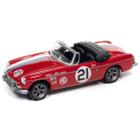 Miniatura Carro Mg Mgb 1963 1/64 Vermelho Johnny Light