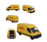 Miniatura Carro Perua Van Mercedes Sprinter Dhl Ferro 1:48 Transportadora correio