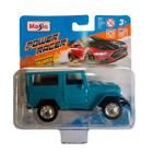 Miniatura Carro Toyota Bandeirante FJ40 Azul 1/43 Maisto 25001