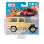 Miniatura Carro Toyota Bandeirante FJ40 Bege 1/43 Maisto 25001