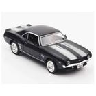 Miniatura Chevrolet Camaro SS 1969 RMZ 1:36 Metal e Fricção Preto