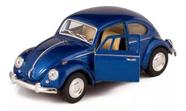 Miniatura Coleção Fusca Azul 1967 Clássico Escala 1/32 - Kinsmart