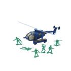 Miniatura Colecionavel Forcas ARMADAS Helicoptero 6PC Pacote