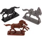 Miniatura Colecionavel Forte Apache Cavalos COLOR.3PC