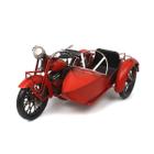 Miniatura Colecionável Moto Com Sidecar UHL 1937 Red Verito