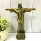 Miniatura Cristo Redentor 20 Cm Monumento Metal Rio Janeiro