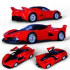 Miniatura D Ferro Ferrari FXX K Fricção Abre Porta Vermelho