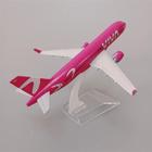 Miniatura de Avião A320 VIVA Aeronave Comercial em Metal Lindo a Pronta entrega