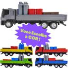 Miniatura De Caminhão Iveco Tector Expresso Óleo Carga Brinquedo Infantil - Usual Brinquedos
