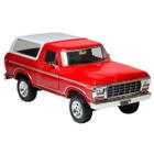 Miniatura De Ferro Ford Bronco 1978 1/24 17cm Motor Max