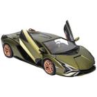 Miniatura De Ferro Lamborghini Sian FKP37 18cm 1/24 Bburago