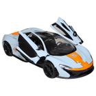 Miniatura De Ferro McLaren P1 Gulf 18cm 1/24 Motor Max