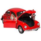 Miniatura De Ferro Volkswagen Fusca 1/24 16cm Welly