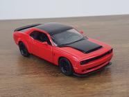 Miniatura Dodge Challenger 2023 SRT Demon 170 Metal e Fricção Kinsmart 1/40 Vermelho