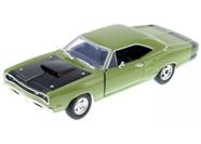 Miniatura Dodge Coronet Super Bee 1969 - verde - 1/24 - Motormax 73315