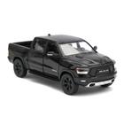 Miniatura Dodge RAM 1500 2019 Kinsmart 1/46 Metal e Fricção Preta