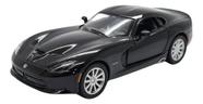 Miniatura Dodge Viper Gts 2013 Preto Metal 1:36 - Kinsmart