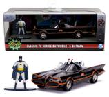 Miniatura em Metal Batmóvel Batmobile c/ Boneco Batman - Hollywood Rides - 1/32 - Jada