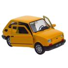 Miniatura Fiat 126 Welly 1/38 Metal e Fricção AMARELO